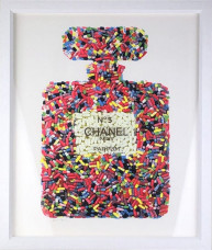 Addiction No.5 - (Screenprint) - White Framed