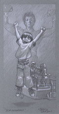 Adriaaaaaaan - Sketch - Mounted