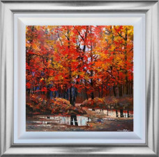 Spring Mornings - Original - Silver Framed