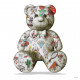 Best Friend - Teddy Bear (White Background) - Large - Black Framed