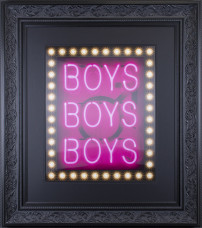 Boys Boys Boys - Lenticular - Black Framed