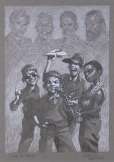 The B-Team - Sketch - Mounted