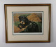 Couch Potato - Brown Framed