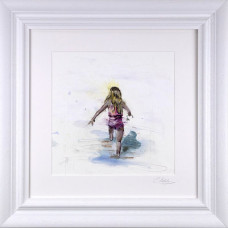 Exploring - Original - White Framed