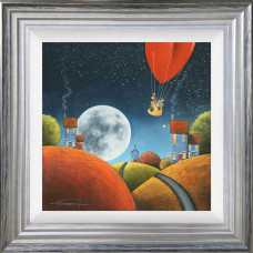 Fly Me To The Moon - Framed