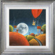 Fly Me To The Moon - Framed