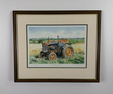 Fordson Major E27N At Grove Farm - Dark Wood Framed