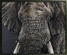 Gino - Canvas - Artist Proof Black Framed - Framed Box Canvas
