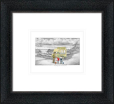 He Always Gets More Than Me - Sketch - Black Framed