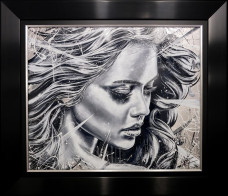 Heartstrings - Limited Edition On Aluminium - Black Framed