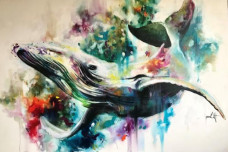 Humpback (Whale) - Framed