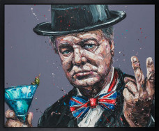 I Am Easily Satisfied With The Best - Canvas - Artist Proof Black Framed - Framed Box Canvas