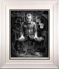I'm Not A Monster (Black & White) - White Framed