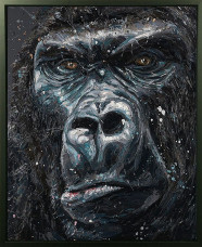 Jock - Canvas - Black Framed - Framed Box Canvas