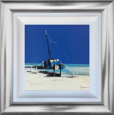 Lean On Me - Original - Silver Framed