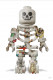Lego Skeleton (White Background) - Small - Mounted