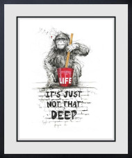Life, It's Just Not That Deep - Black Framed