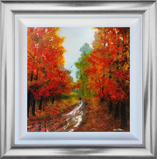 Morning Hike - Original - Silver Framed