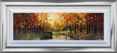 Morning On The Cut - Original - Silver Framed