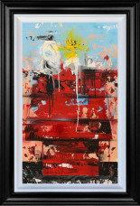 My House - Original - Black Framed