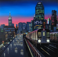New York Tracks - Canvas - With slip