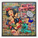 Not So Snow White - Original - White Framed