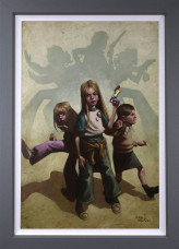 Ok Angels, Lets Get To Work - Canvas - Framed