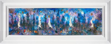 Owlets Hollow - White Framed