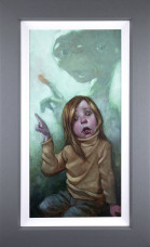 Owwwch - Canvas - Framed