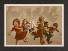 Pesky Kids - Canvas - Framed