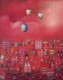 Red Skies - On Canvas - Unstretched Canvas