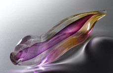 Silver Leaf Series II (Amethyst) - Original Sculpture