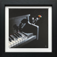 Singing In The Rain - Canvas - Framed