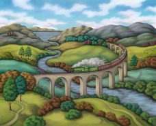 The Flying Scotsman - On Canvas