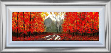 The Silence Grows - Original - Silver Framed