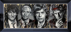 The Stones - Limited Edition - Black Framed