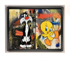 The Unexpected Pest - Original - White Framed