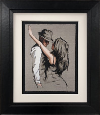 There's A Little Bit Of Devil In Her Angel Eyes - Sketch - Framed