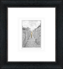 They Always Come Home - Sketch - Black-Grey Framed