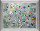 Tree Of Life - Platinum XL - Unique Edition - Silver-Blue Framed