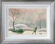 Tree Shopping - Original - Silver Framed