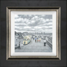 What Do You Like Best, Grandad Or Chips - Canvas - Black Framed