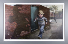 Whip It, Whip It Good! - Canvas - Grey Framed