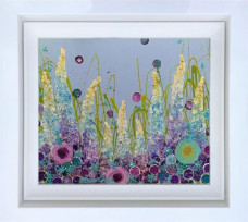 You Make Me Smile - Original - White Framed