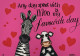 Zebra And Cow - Print