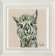 Alan - Original - White Framed