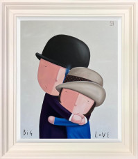 Big Love - Original - Cream Framed