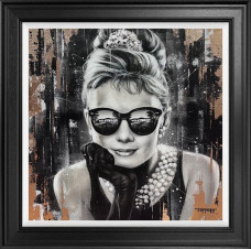 City Of Angels (Audrey Hepburn) - Limited Edition - Black Framed City Of Angels (Audrey Hepburn) - Limited Edition - Black Framed