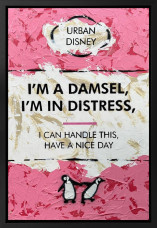 I'm A Damsel - Original - Framed