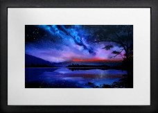 I'm In The Mood For Love - On Glass - Original - Black Framed